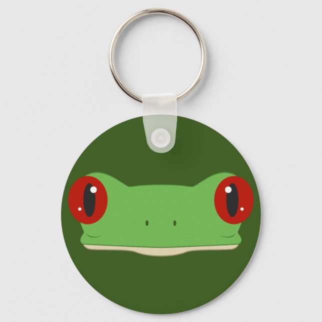 Frog Face Key Ring (Front)