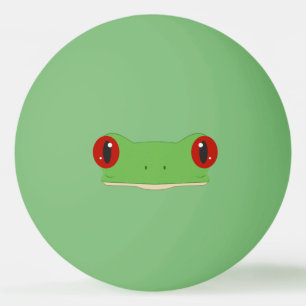 Frog Face Ping Pong Ball