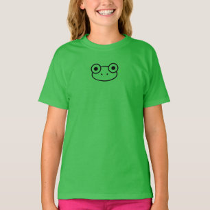 Frog Face T-Shirt Minimalist Graphic