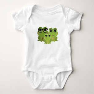 Frog Family Baby Bodysuit