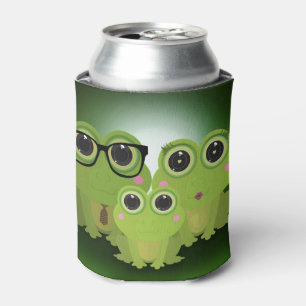 Frog Family Can Cooler