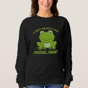 Frog Favorite Animal Sweet Frogs For Animal Lover Sweatshirt