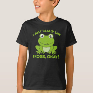 Frog Favourite Animal Sweet Frogs For Animal Lover T-Shirt