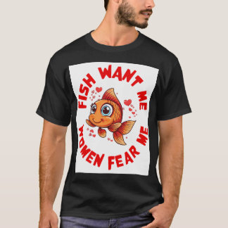 Frog Fisher Fishing rod T-Shirt