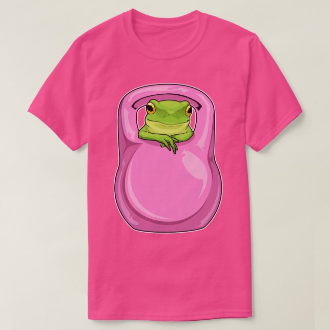 Frog Fitness Dumbbell T-Shirt (Design Front)