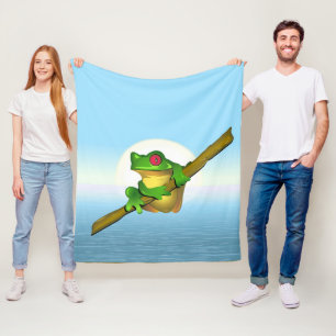 Frog Fleece Blanket