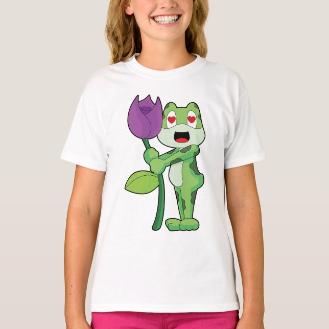 Frog Flower T-Shirt (Front)