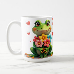 Frog Flowers Mug