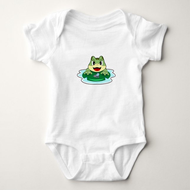 Frog Fly Baby Bodysuit (Front)