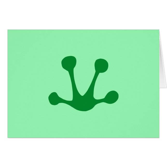 Frog Footprint (Front Horizontal)