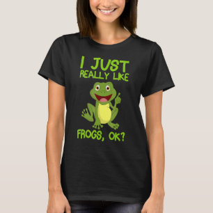 Frog For Kids Men Women Cool Tadpole Frog T-Shirt