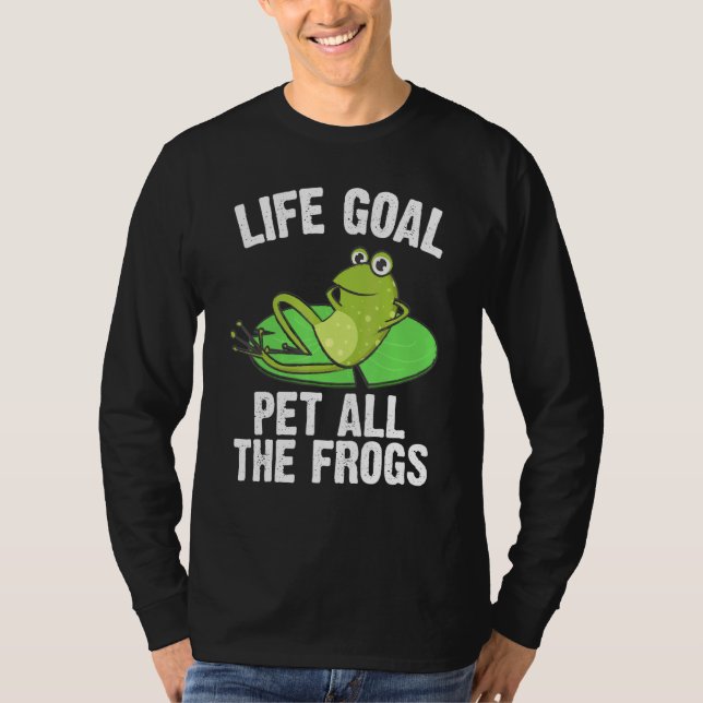 Frog For Men Women Cute Bullfrog Toad Tadpole _3 T-Shirt (Front)