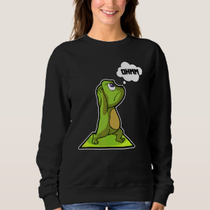 Frog Frog Yoga Poses Sports Gymnastics Ohm Heartbe Sweatshirt