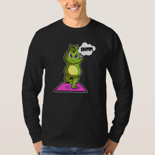 Frog Frog Yoga Poses Sports Gymnastics Ohm Heartbe T-Shirt