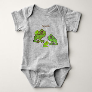 Frog Fun Baby Bodysuit