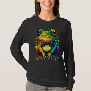 Frog Gay Pride LGBT Rainbow Flag on Frog LGBTQ 1 T-Shirt