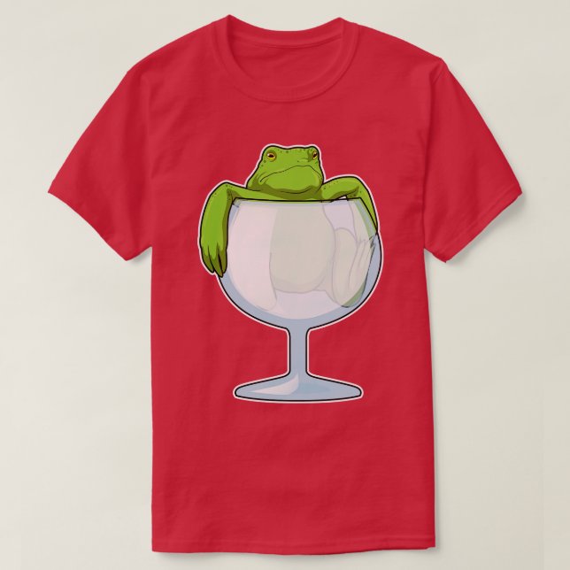 Frog Glass T-Shirt (Design Front)