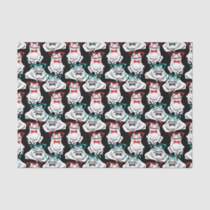 Frog Glasses Pattern Tissue Paper