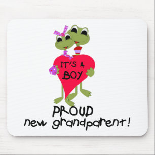 Frog Grandparent of Boy Tshirts and Gifts Mouse Pad