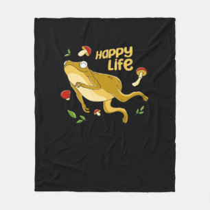Frog Happy  Essential Fleece Blanket