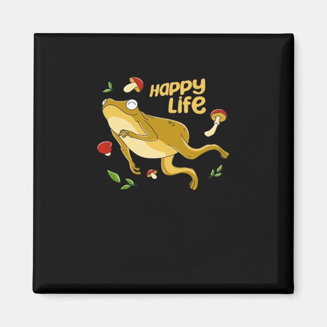 Frog Happy  Essential Magnet (Front)