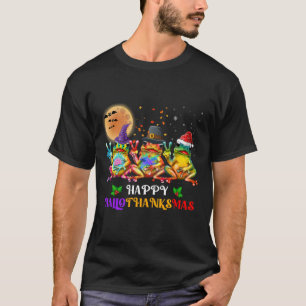 Frog Happy HalloThanksMas T-Shirt