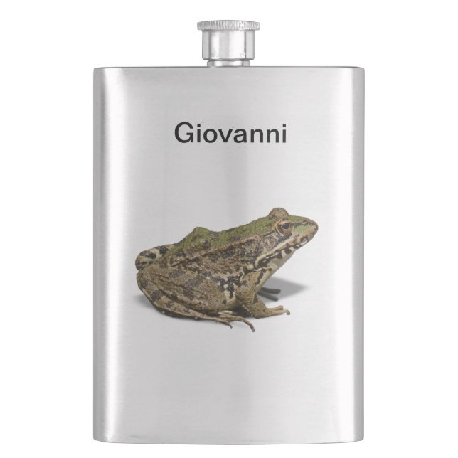 Frog Hip Flask (Front)
