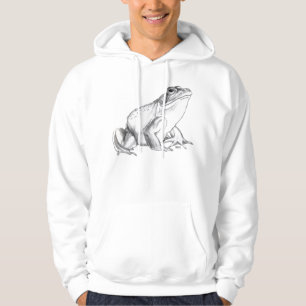 Frog Hoodie Bullfrog Art Shirt Cool Frog Hoodie
