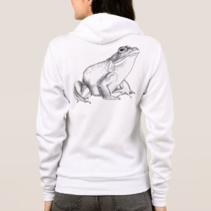 Frog Hoodie Bullfrog Art Women's Hooded Jogger