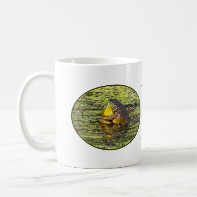 Frog Hugs Coffee Mug (Left)