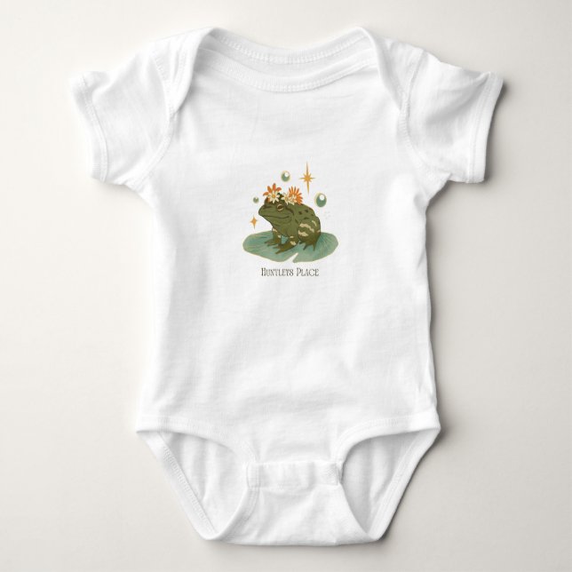 frog Huntleys place  Baby Bodysuit (Front)
