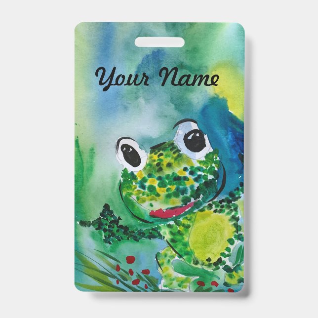 Frog ID Badge (Front)