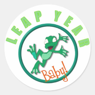 frog in a circle classic round sticker