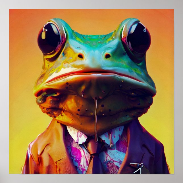 Frog in a Suit Poster (Front)