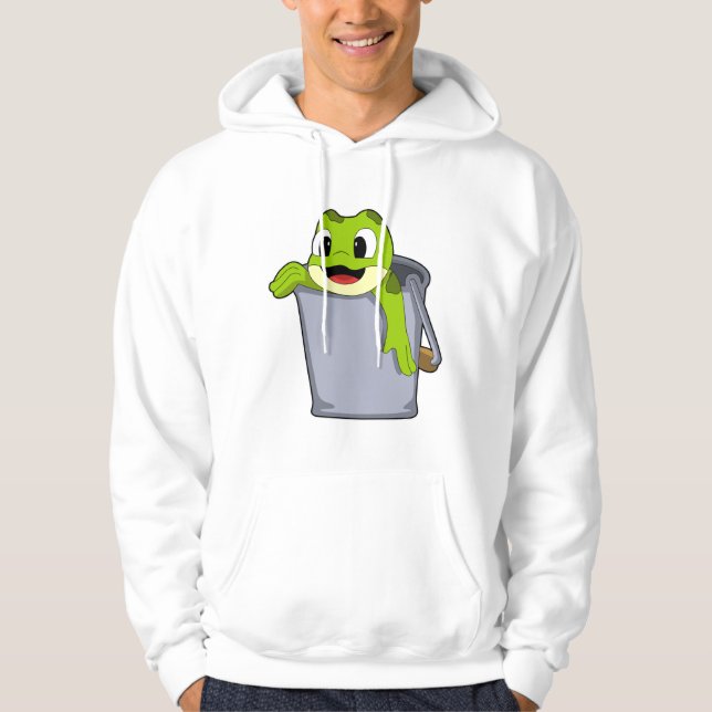 Frog in Bucket Hoodie (Front)