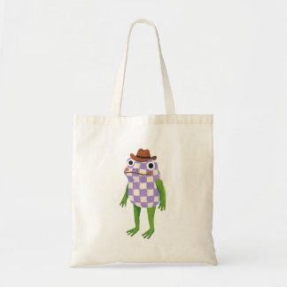 Frog in Cowboy Hat Tote Bag