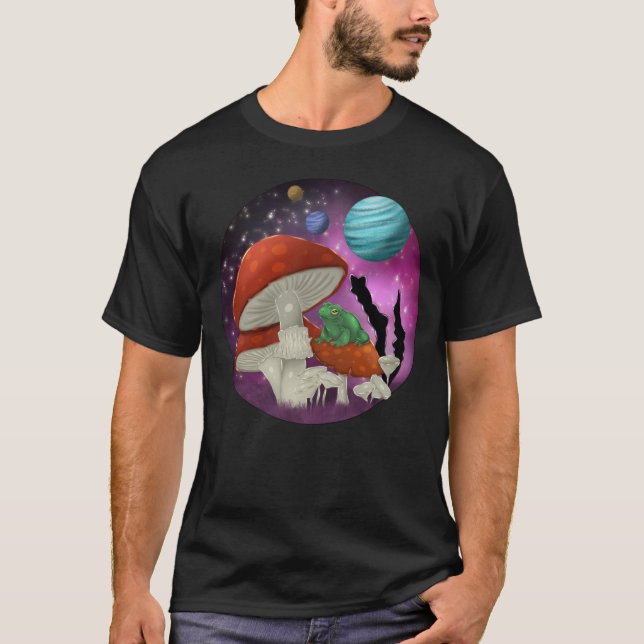 frog in space T-Shirt (Front)