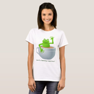 Frog in Tea St. Patrick's Day Womens T-Shirt
