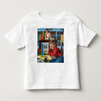 Frog in the Library Toddler T-Shirt