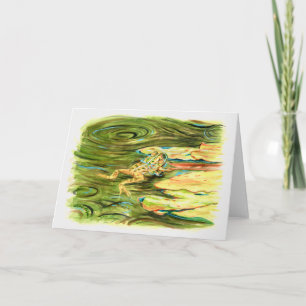 Frog in the Pond - Thank You Card