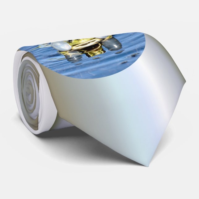 Frog in Water with Air Sacs Tie (Rolled)