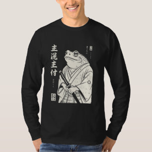 Frog Japanese Samurai Warrior Ninja Japan Men Boys T-Shirt