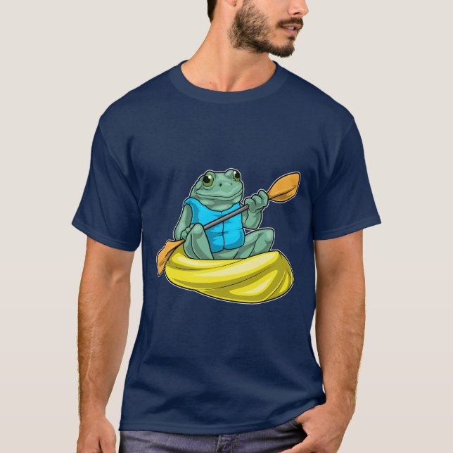 Frog Kayak Paddle T-Shirt (Front)