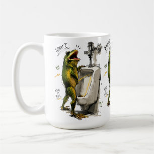 Frog King Bathroom Humor Coffee Mug