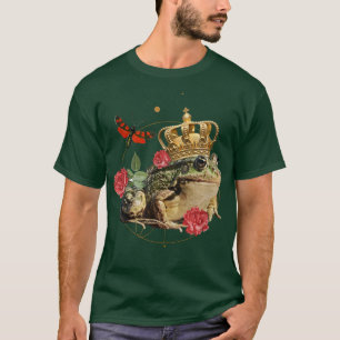 Frog King Fairy Tale Prince Kisses the Frog T-Shirt