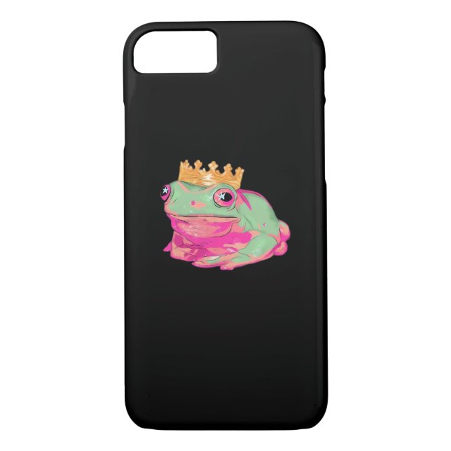Frog King - Funky Meme Classic Case-Mate iPhone Case (Back)