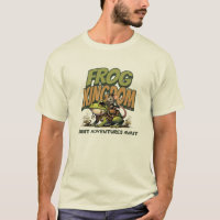 Frog Kingdom: Ribbit Adventures Await T-shirt