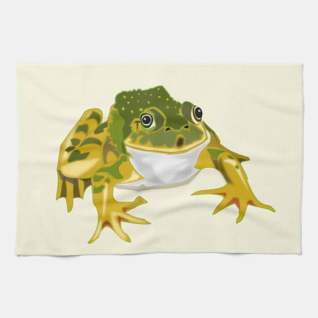 Frog Kitchen Towel (Horizontal)