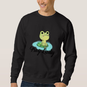 Frog Lady Frogs Sweatshirt