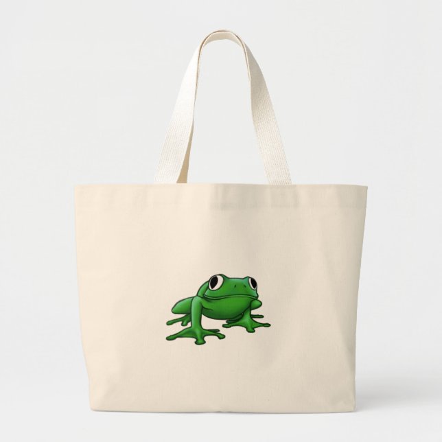 Frog Large Tote Bag (Front)